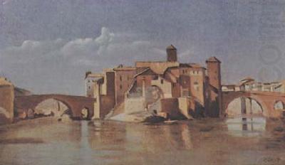 Jean Baptiste Camille  Corot Ile et pont San Bartolomeo (mk11) china oil painting image